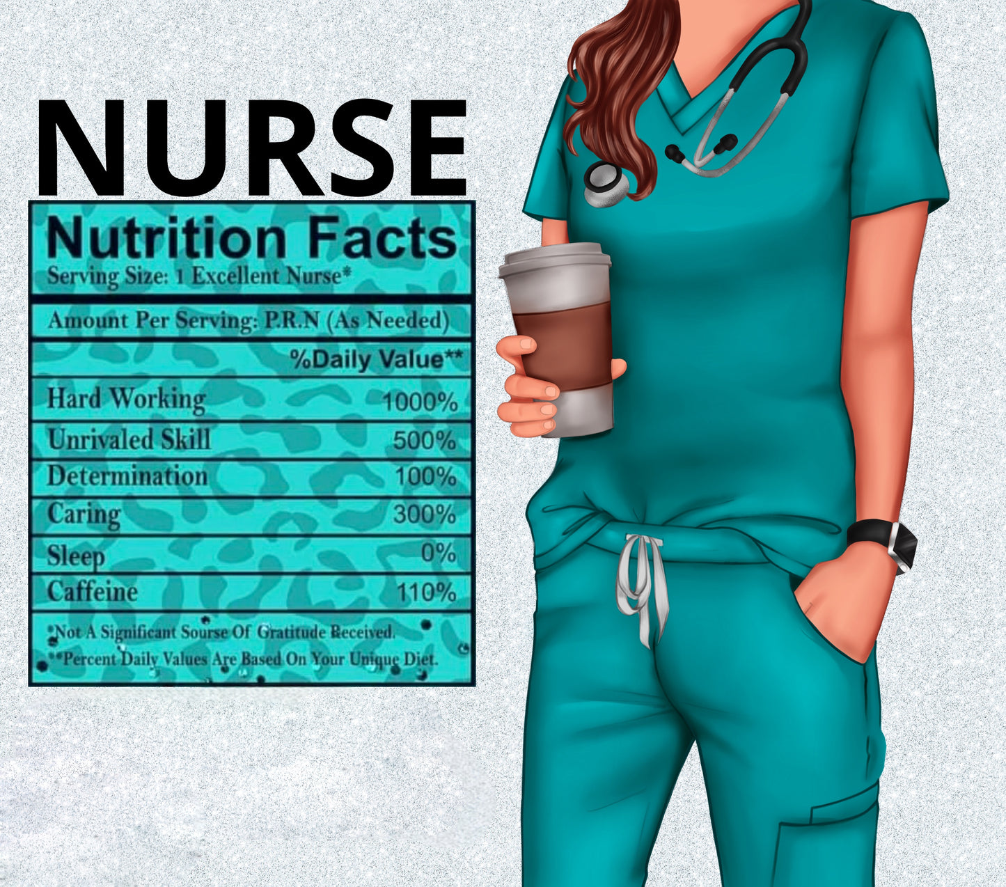 Nurse Nutrition Facts Tumbler