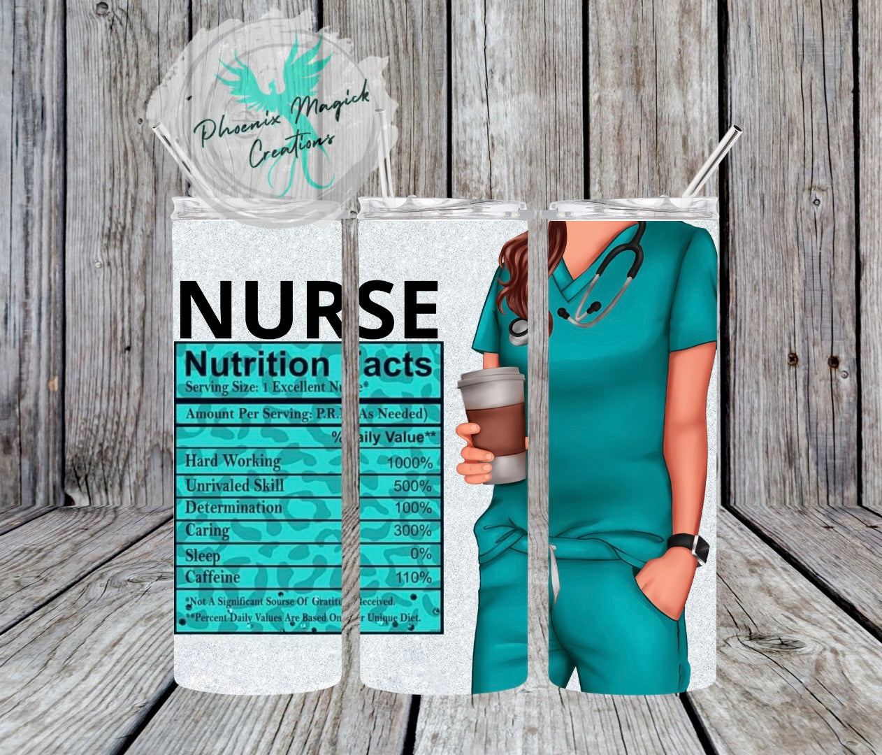 Nurse Nutrition Facts Tumbler